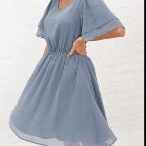 NWT Mikarose Claire dress in dark denim